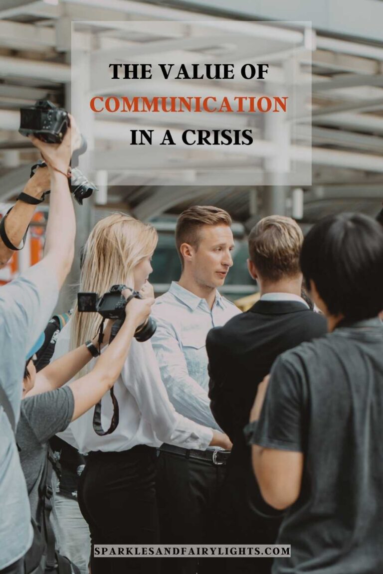 The value of communication in a crisis