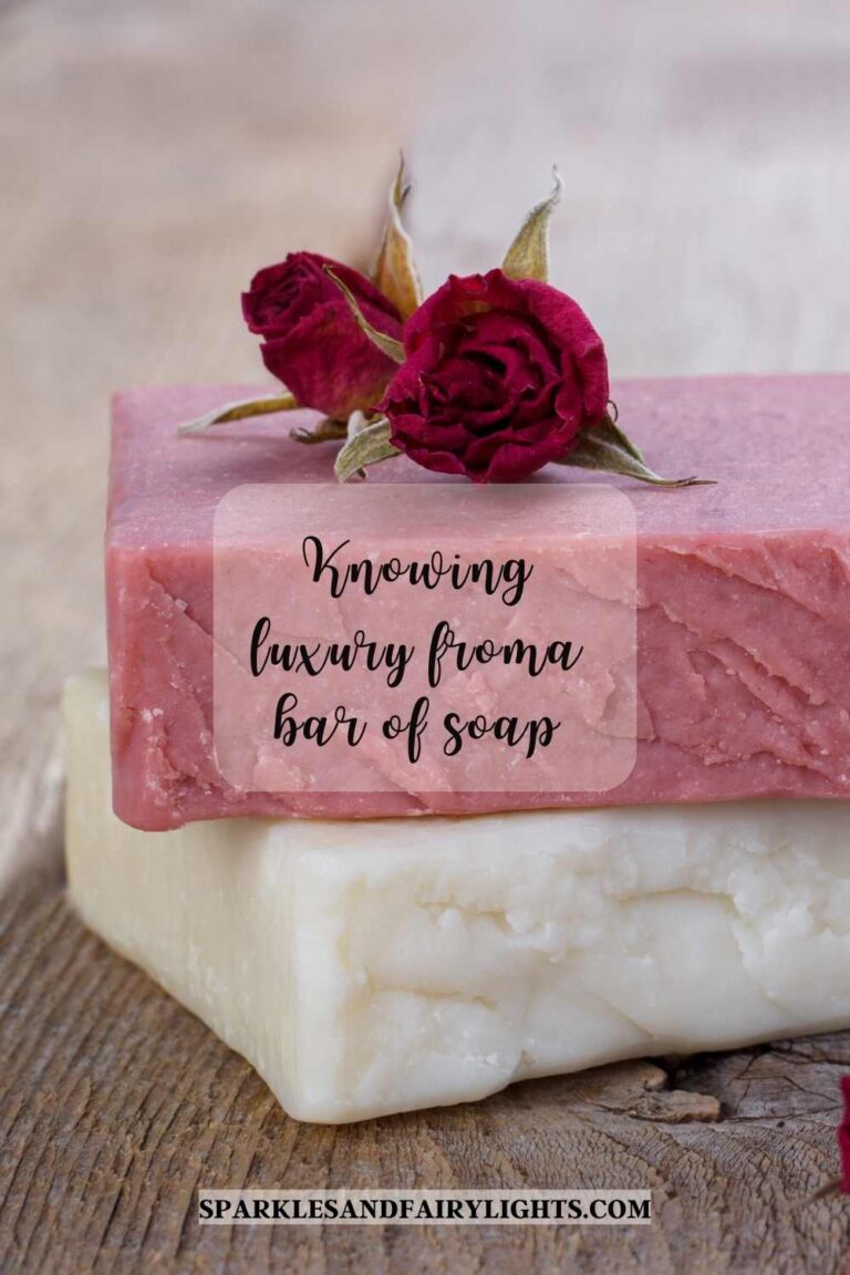 Knowing luxury from a bar of soap