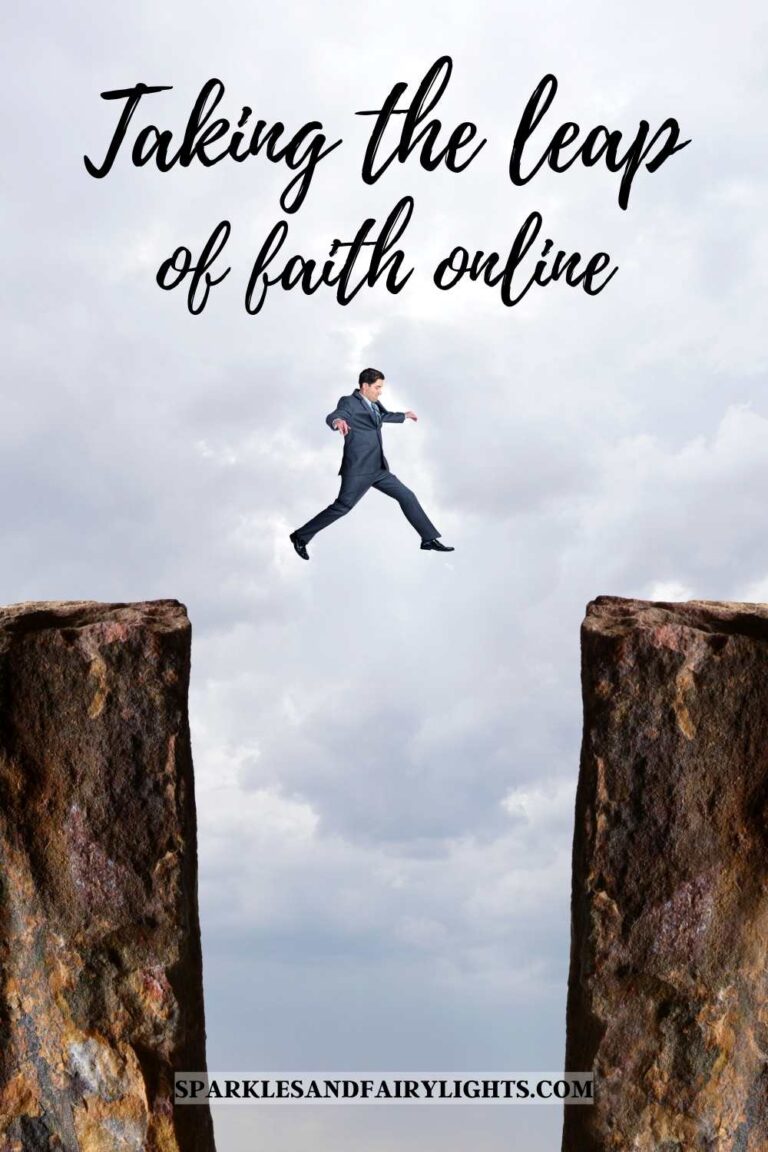 Taking the leap of faith online
