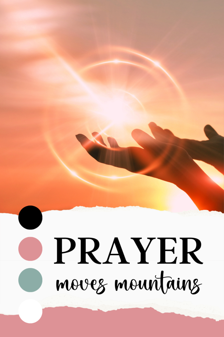 Prayer with the power to move mountains