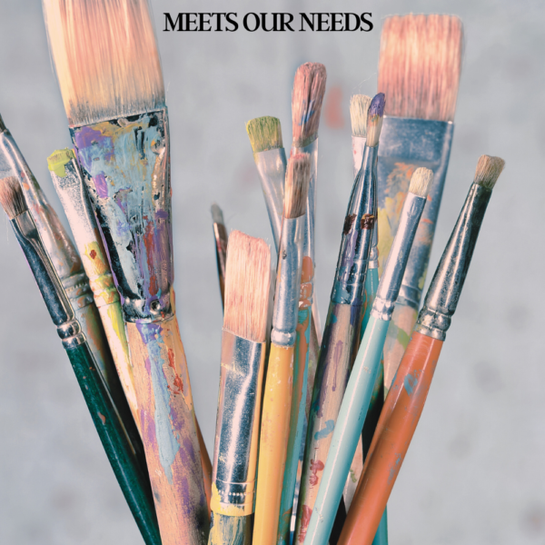 Paint brushes illustrating the artful life